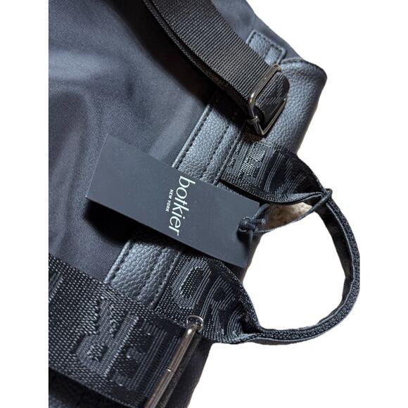 Botkier NWT Trigger Mini Nylon Purse Small Bag Backpack Black New Logo Zips - Picture 8 of 11
